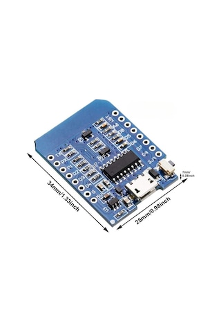Wemos D1 Mini - Esp8266 Tabanlı Arduino Kartı Esp-12f
