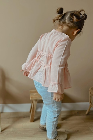 Oliventhekid Pembe Vual Kız Gömlek Pembe Pembe