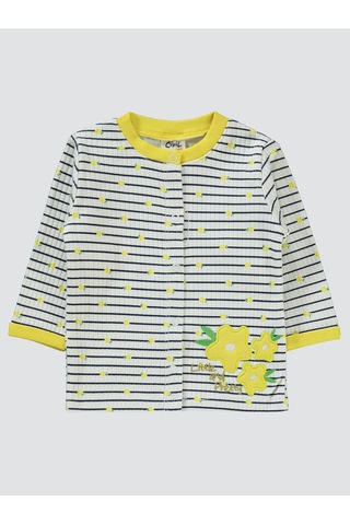 Civil Baby Kız Bebek Pijama Takımı 1-6 Ay Sarı Sari