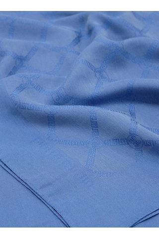 Pierre Cardin Monogram Şal 1080800-922 Mavi