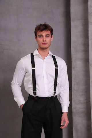 Cottonlab Erkek Siyah Pantolon Askısı