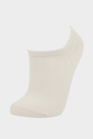 Defacto Kadın 5li Pamuklu Sneaker Çorap F5429axnsbn297 Kahve
