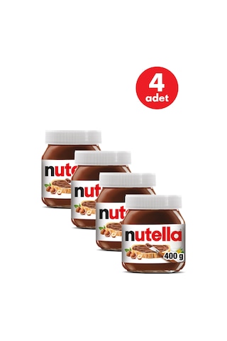 Nutella Kakaolu Fındık Kreması 400 Gr - 4 Adet