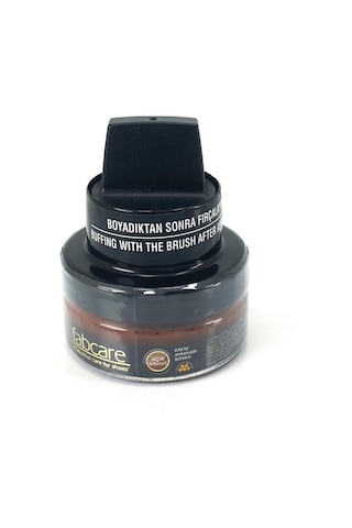 Fabcare Cam Kavanoz Krem Deri Ayakkabı Boyası - Açık Kahverengi - Açık Kahverengi