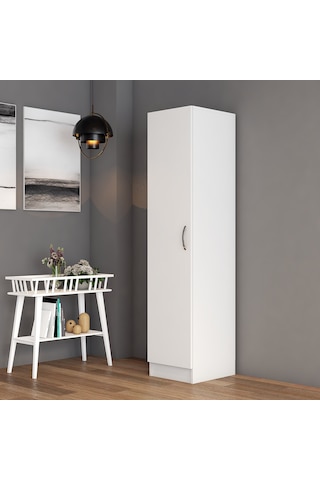 tanmob 1 Kapılı Gardrop Beyaz - Grd0301