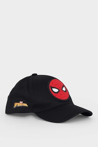 Defacto Marvel Spıderman Pamuklu Cap Şapka Erkek Çocuk X0356a626smbk27 Siyah-bk27
