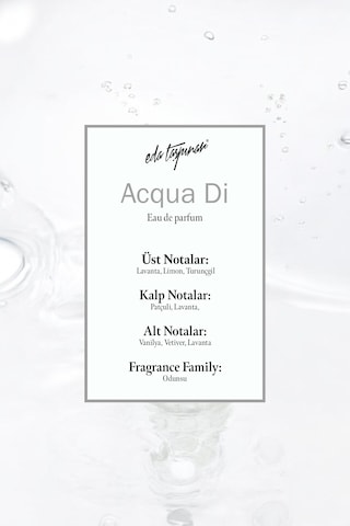 Acqua Di Eau De Parfum Odunsu Parfüm & Ferah Koku 100 Ml Aromatik