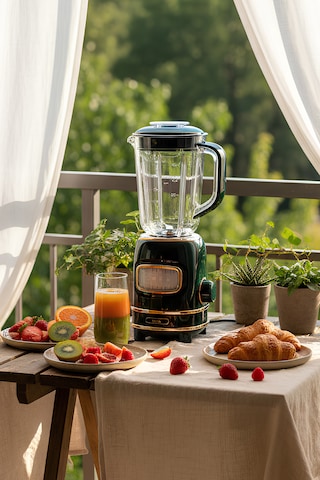 Fressi Retroblend FR-BL01 Öğütücülü 500 W Smoothie Blender Seti