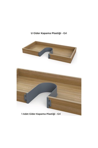 Mesan Gider Kapama Plastik  Gri (0098)