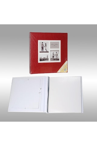 Nurcan Foto NRCN-12LSA 315 x 325 MM 20 Yaprak 40 Sayfa Deri Yapıştırmalı Fotoğraf Albümü