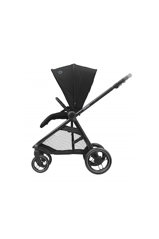 Maxi Cosi Street+ Ekstra Portbebeli Seyhat Sistem Olabilen Tek Elle Katlanabilen Doğumdan İtibaren Kullanılabilen Bebek Arabası Essential Black