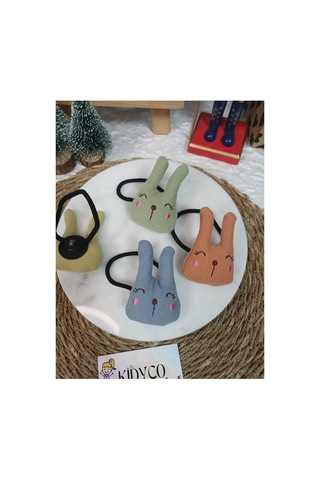 Bunny Lastik Toka 1 Adet Çok Renkli