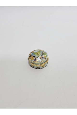 Antika Cloisonne Minyatür Kutu 4,5x2,5cm 081