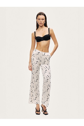 Nocturne Desenli Geniş Paça Pantolon N26yn3475 Varyant