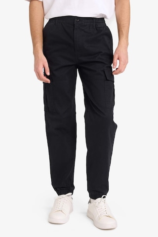 Defacto Regular Jogger Kargo Cepli Gabardin Pantolon C9163ax26spbk81 Siyah-bk81
