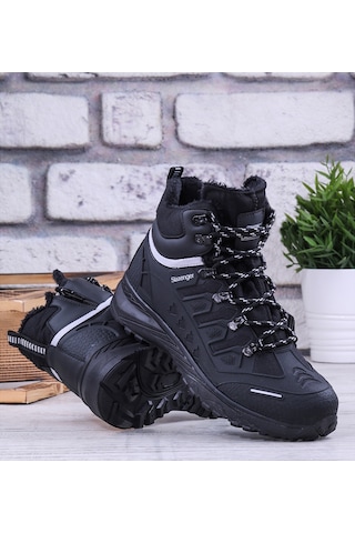 Slazenger Hidra Su Soğuk Dayanıklı Kışlık Erkek Bot Siyah - Siyah