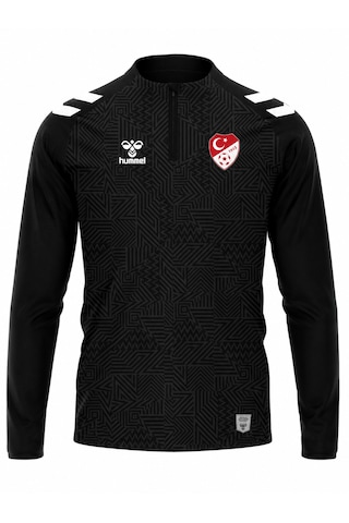 Hummel 2026-27 Tff Hakem Antrenman Eşofman Üstü Siyah