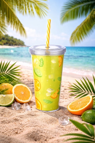 Emilahome Limeshake Bardak 600 Ml Yeşil - 868895531 Yeşil