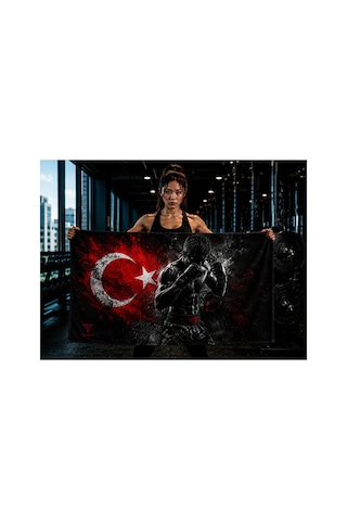Sporcu Havlusu 2 Adet 50x100-75x150 Mikrofiber 350 Gr Pamuklu Süper Emici Havlu Çok Renkli Mavi