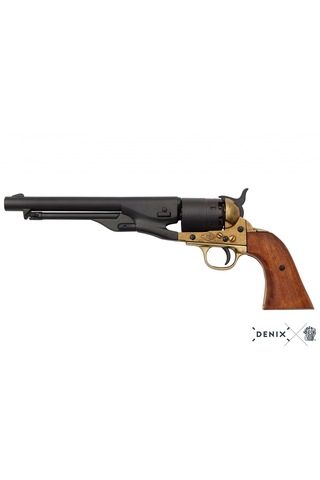 Denix American Army Revolver 1860 Usa Koleksiyon Obje 37cm