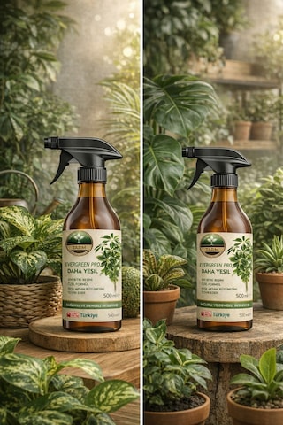 Evergreen Pro Yeşil Bitkiler İçin Organomineral Besin Çözeltisi 500 ML