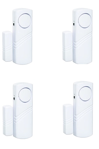 4 Adet Jd-188 Güvenlik Tedbiri Için Kablosuz Kapı Pencere Alarmı