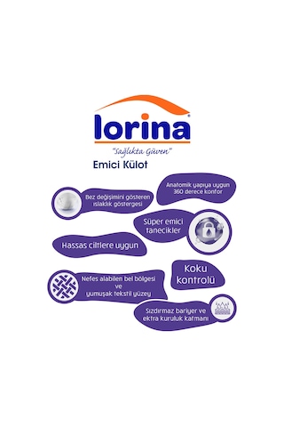 Lorina Emici Külot XL 60 Adet