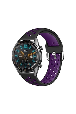 Ekılıf - Huawei Watch Gt3 46mm Uyumlu - Kordon Silikon Kordon Krd-10 - No10