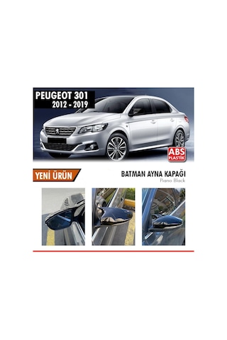 Otoçizgi Citroen C - elysee Yarasa Ayna Kapağı Batman Piano Black Parlak Siy Otoçizgi