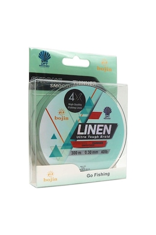 Dft Bojin 4x Linen İp Misina 0.30 Mm 300 M Yeşil