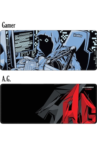 Xrades 24 Model Mouse Pad 70X30 - 90X40 Gaming Oyuncu Mousepad