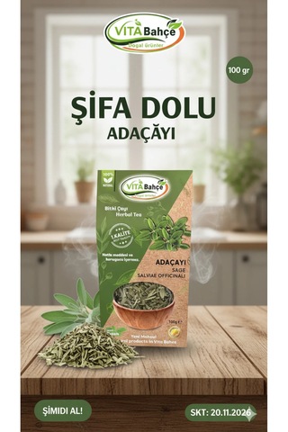 Adaçayı 100 Gr Herbal Tea Sage