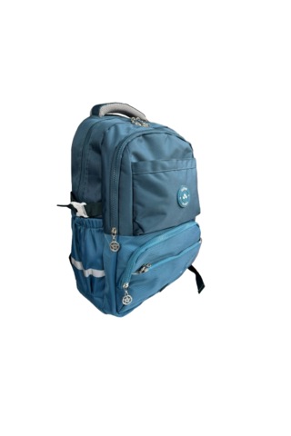 Astral London Vision Sırt Çantası Maymun Anahtarlıklı 50x33x21 Cm Çok Bölmeli, Geniş Hacimli Ve Eğlenceli Tasarım Civit Mavi