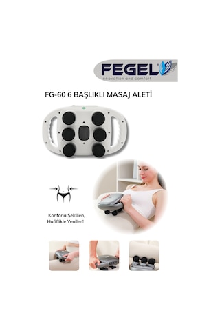 Fegel Pulsezen 6x Akıllı Tüm Vücut Terapi Tabancası Beyaz