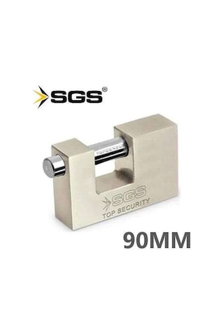 Sgs Yassı Asma Kilit Kayar Milli Saten Kaplama 90mm Sgs1367