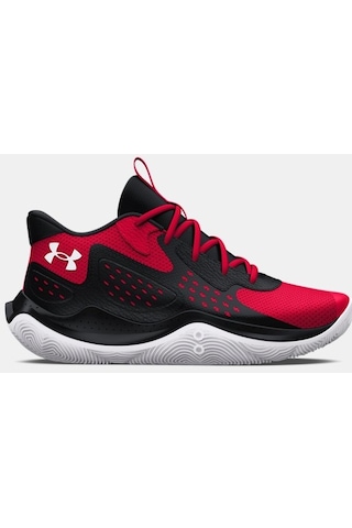 Under Armour Unisex UA Jet '23 Basketbol Ayakkabısı 3026634-600 Beyaz - Kırmızı - Siyah