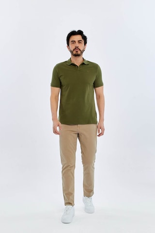 Süvari Slim Haki Erkek Polo Yaka T-shirt Ts1014000474