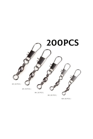 Konnektörlü Premium Balıkçılık Fırdöndüleri 200 Adet