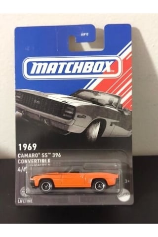 Matchbox Amerikan Cabrio Serisi - 1969 Camaro Ss 396 Convertible 4/6