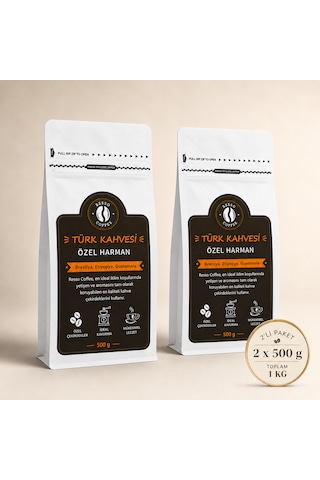 Özel Harman Nitelikli Türk Kahvesi 2 X 500 Gr 1 Kilo