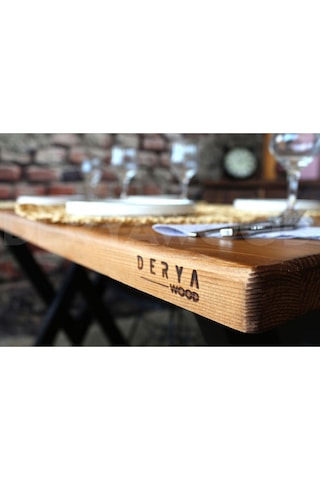Ahşap Çalışma Ve Bilgisayar Masası-100x200x76 Cm Açık Ceviz