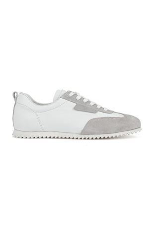 Ziya, Erkek Hakiki Deri Sneaker 1611026z441 Beyaz 1611026z441 500