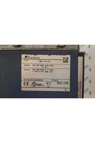 Fuji Frenic-eco Frn5.5f1s-4e 5.5kw Sürücü 5,5kw