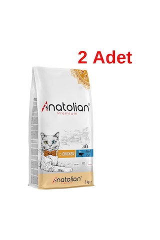 Anatolian Premium Tavuklu Yetişkin Kedi Maması 2 x 2 KG