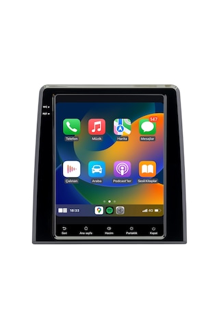 Otolas Renault Clio 5 Android Multimedya Ekran 2020-2023 6 Gb + 128 Gb 9"