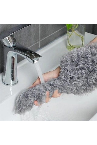 Büro Ev Ofis Yazlık Hijyeni İçin 3parça Uzayan Paspas Toz Alma Püskülü Temizlik Mop Seti