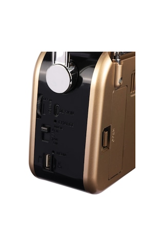 Kbroad Ktf-2026 Sarı Full Band Radyo - Nostaljik Görünümlü, Dc Şarjlı, Güçlü Ses Çıkışlı