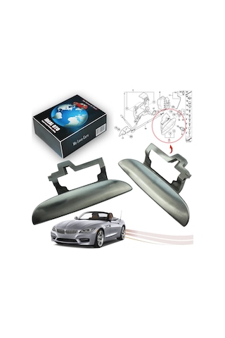 Bmw Z4 E85 2002-2009 Sol & Sağ Dış Kapı Kolu