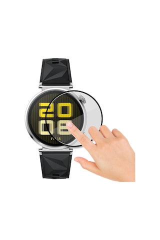 Sneezy Huawei Gt5 41mm İle Uyumlu Polymer Temperli Nano 0.5 Mm Watch Ekran Koruyucu