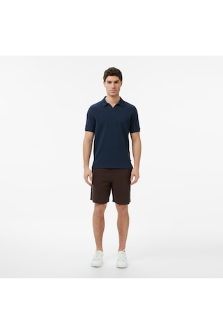 Nautica Erkek Lacivert Regular Fit Polo Yaka T-shirt Düz K65310t Lacivert